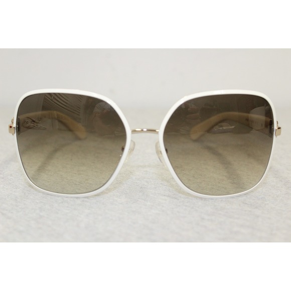 Salvatore Ferragamo Sunglasses Womens Ivory SF150S Square Gradient Italy main image 7